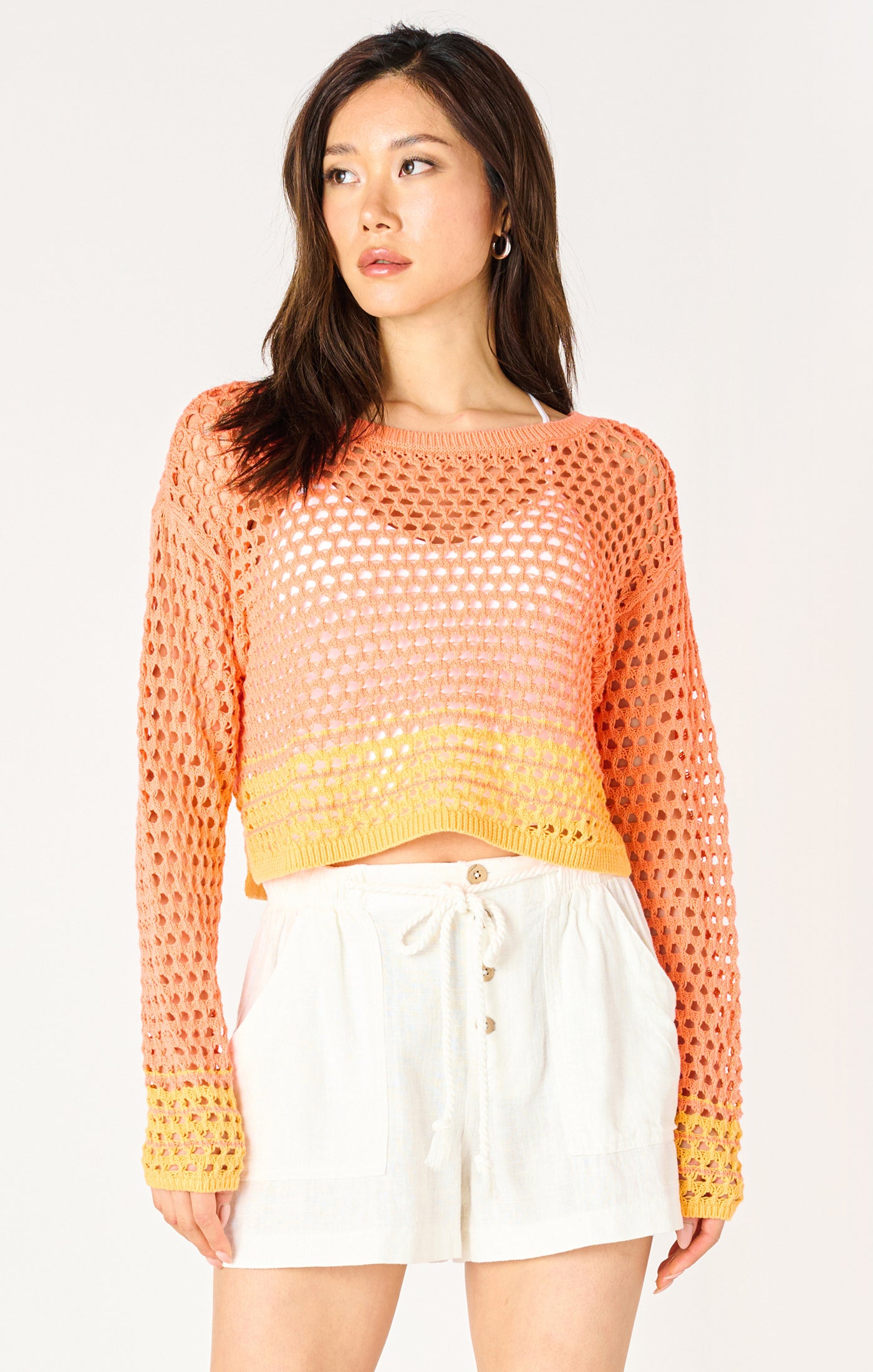 Orange Sunset Sweater