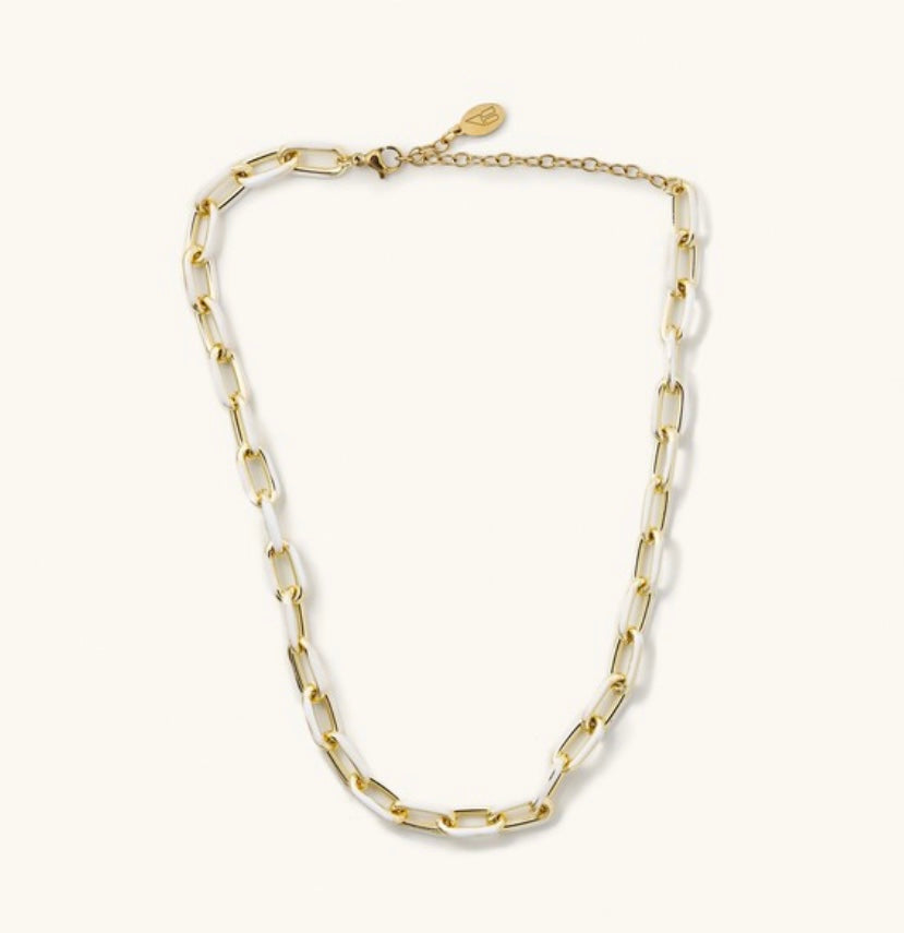 Paula White Chain Choker