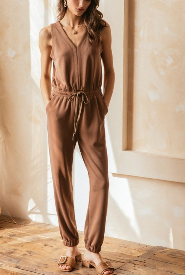 Brown Jumpsuit