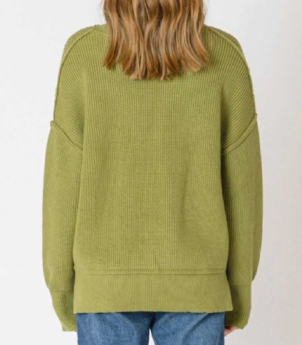 Leaf Green Sweater
