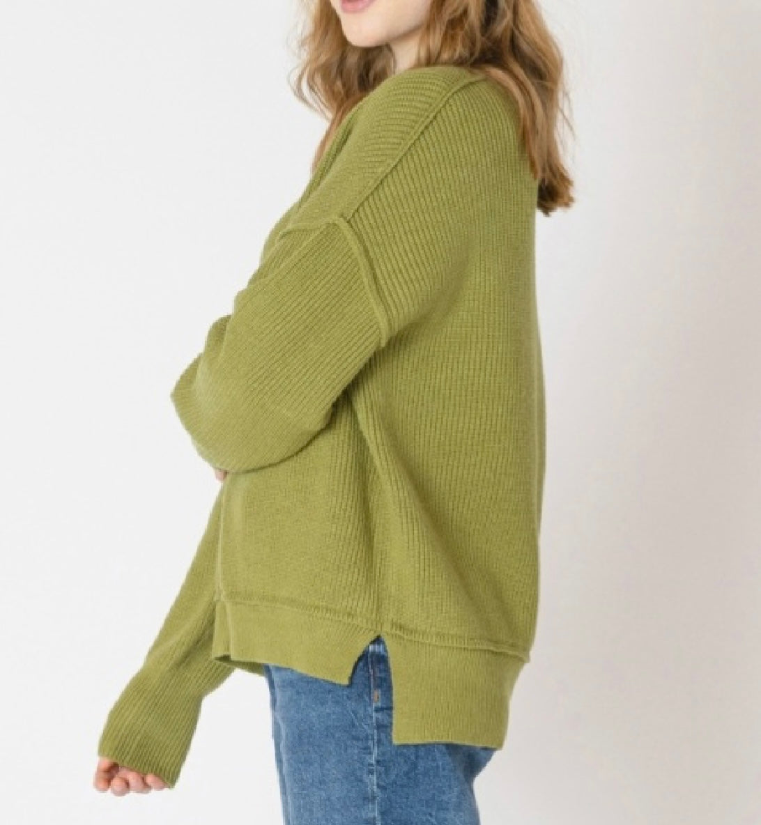 Leaf Green Sweater