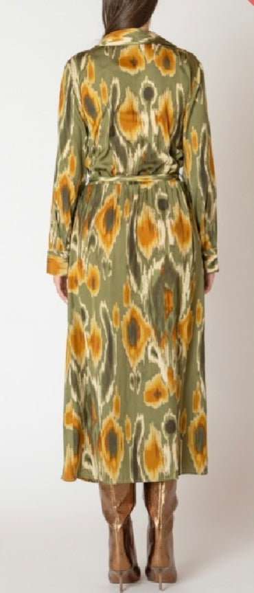 Abstract Floral Dress