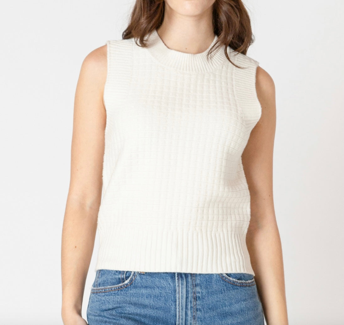 Textured Stitch Sweater Tank