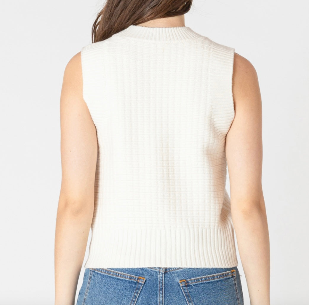 Textured Stitch Sweater Tank