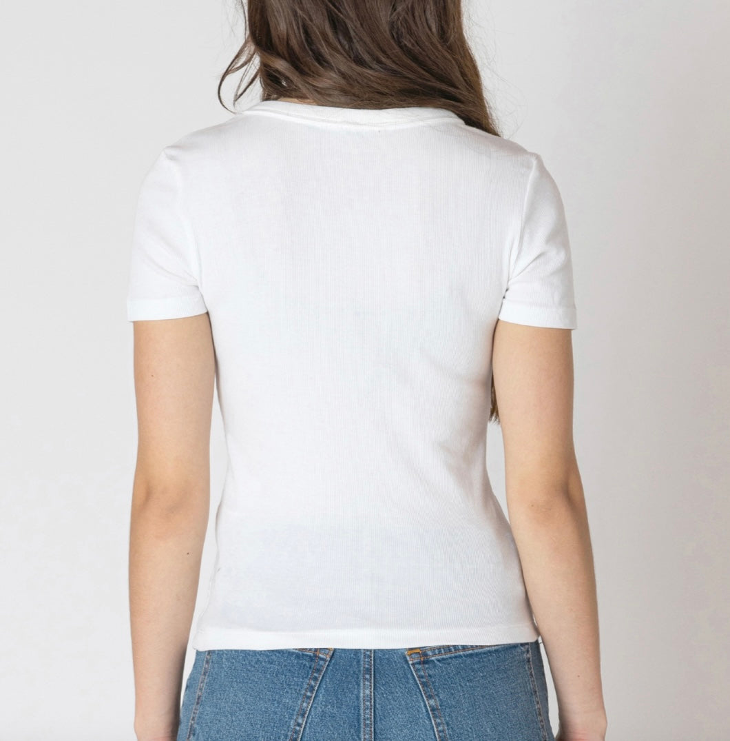 Essential Ribbed Tee