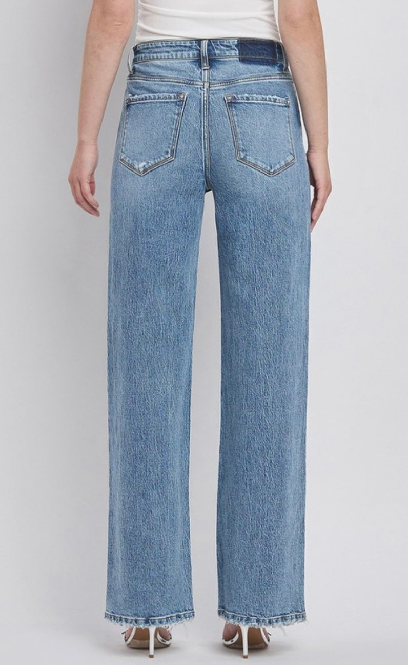 90’s Vintage High Rise Wide Leg Denim