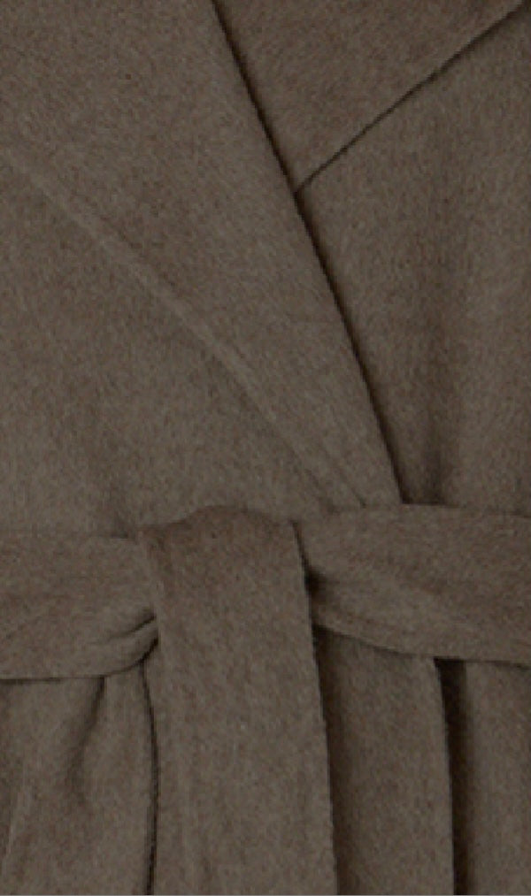 Belted Coat In Mink