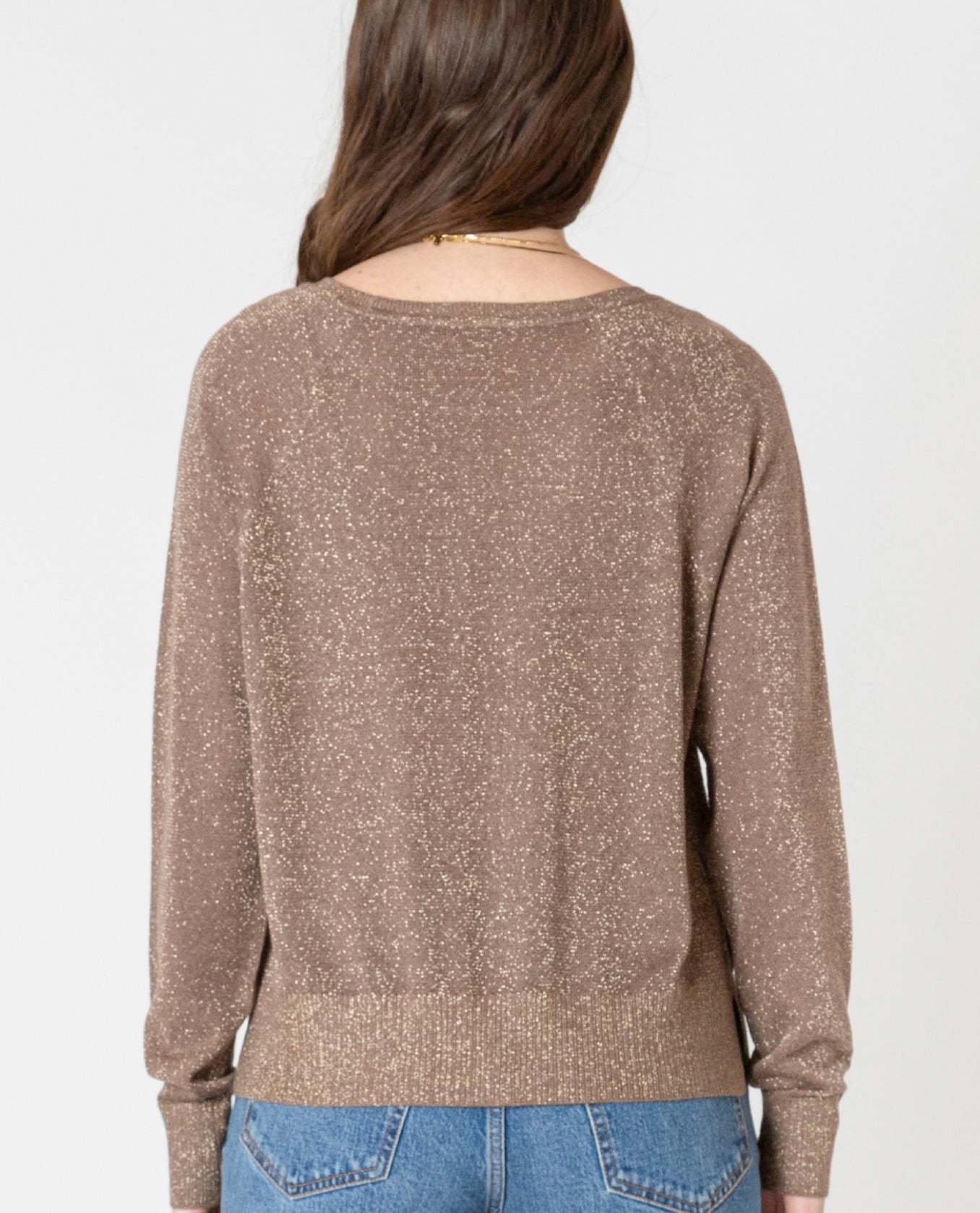 Copper Shimmer Sweater