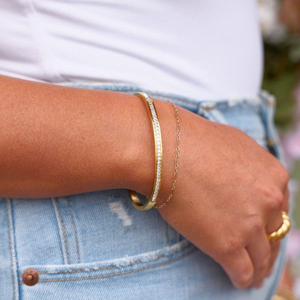 Crystal Bangle Bracelet