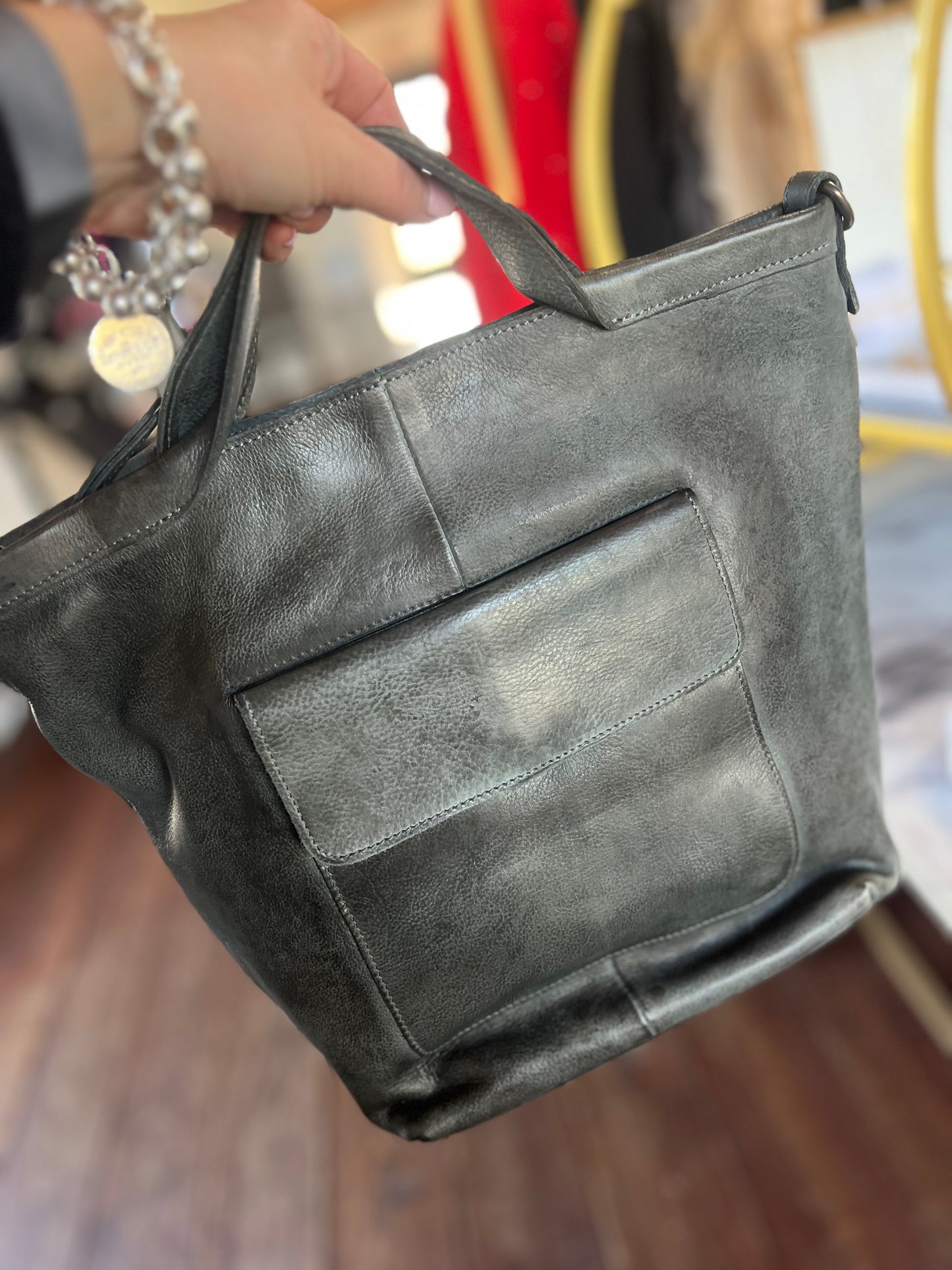 Bianca Leather Tote & Cross Body