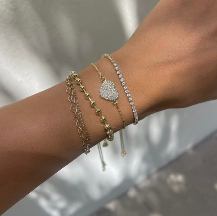 Valentines Slider Bracelets