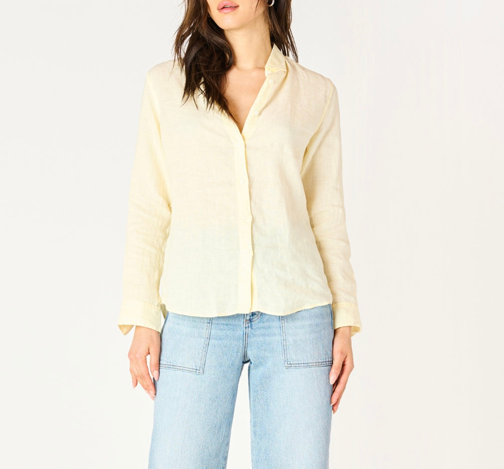 Lemon Sorbet Woven Top