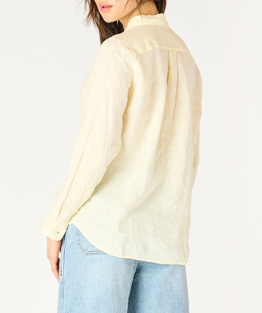 Lemon Sorbet Woven Top