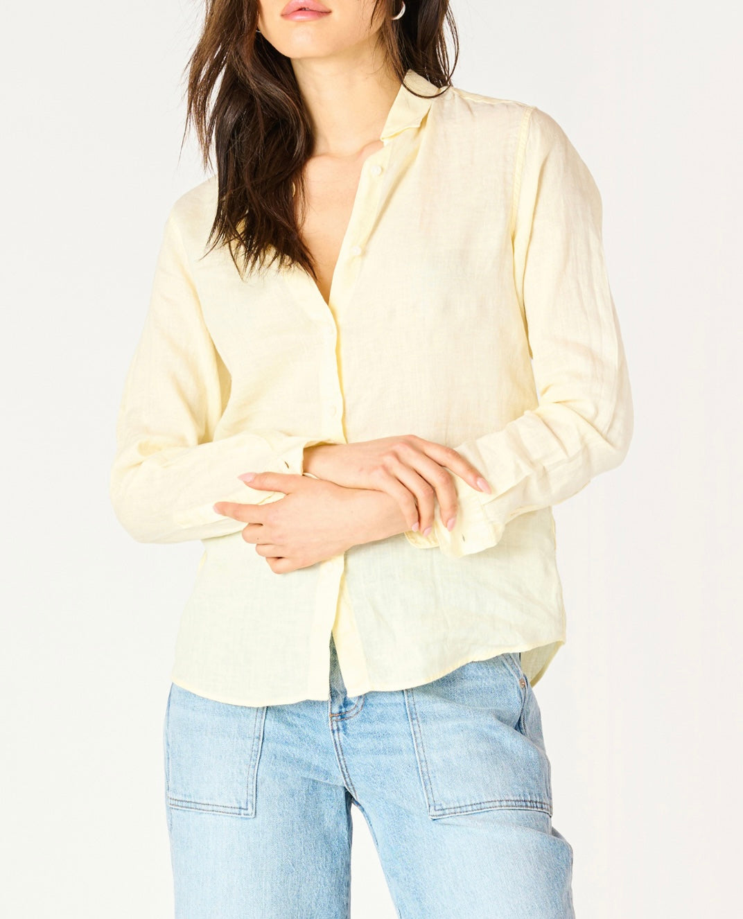 Lemon Sorbet Woven Top