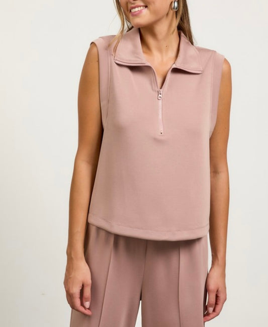 Softest Sleeveless Modal Top in Mauve