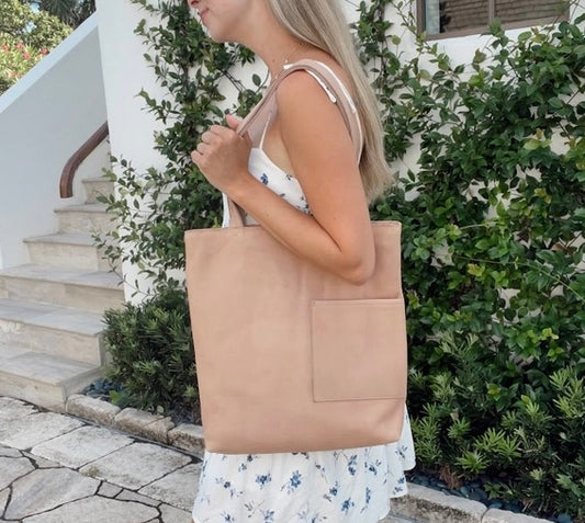 Leon Handcrafted Leather Tote Bag