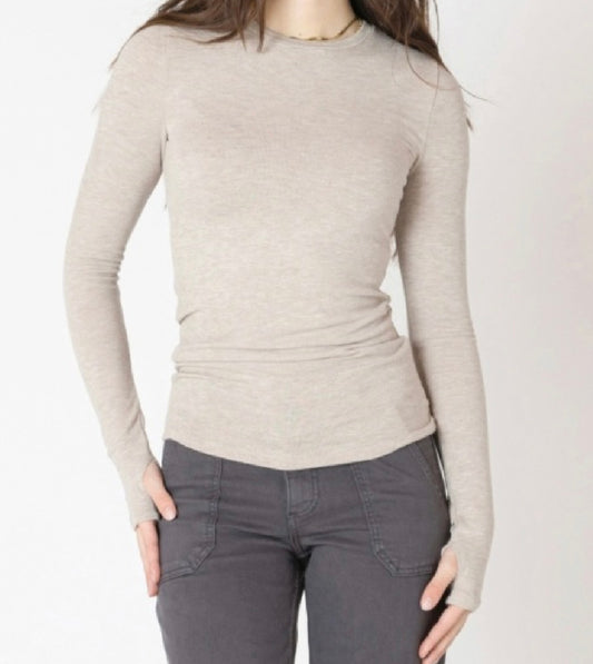 Taupe Essential Layering Tee