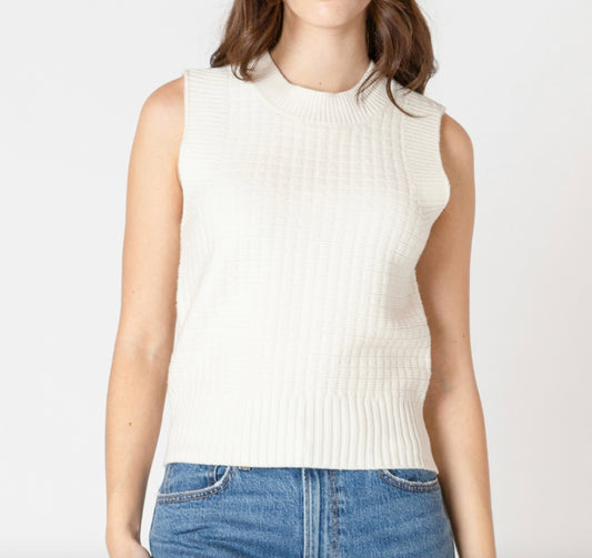 Textured Stitch Sweater Tank