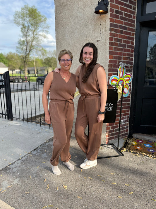 Brown Jumpsuit