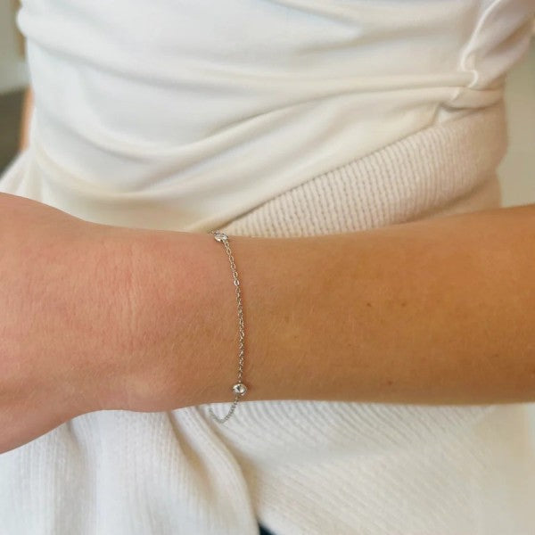 Kai Crystal Bracelet in Gold and Silver