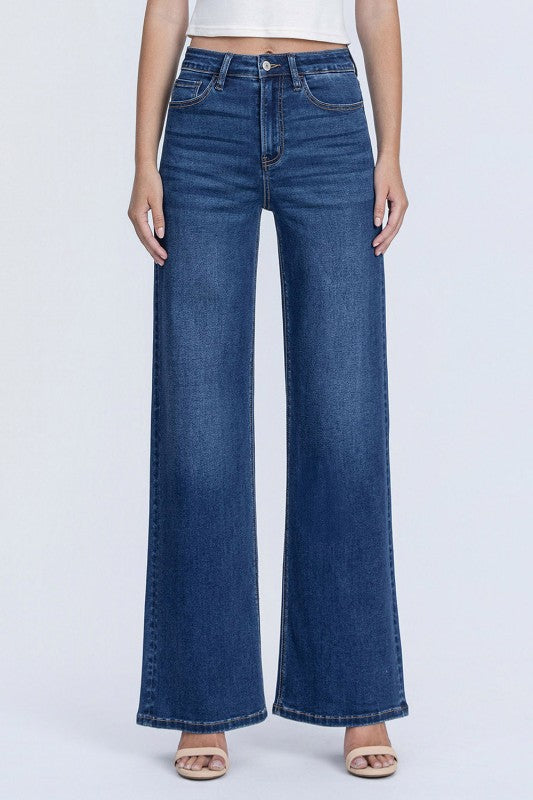 Super High Rise Side Leg Denim