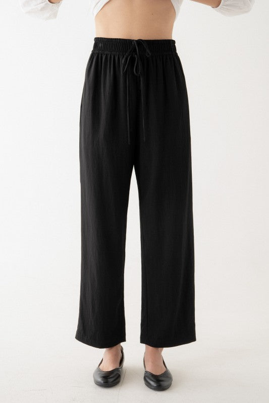 Off Duty Double Tie Wide Leg Pants