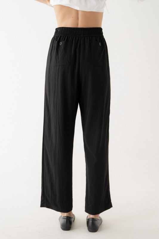 Off Duty Double Tie Wide Leg Pants