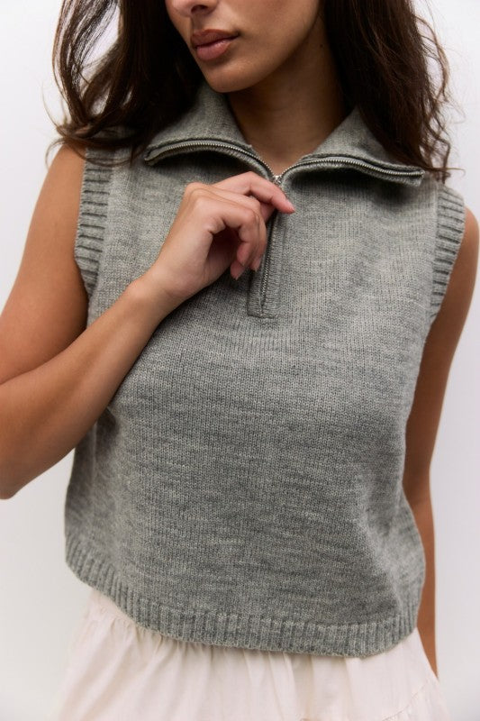 The Keller Vest in Gray