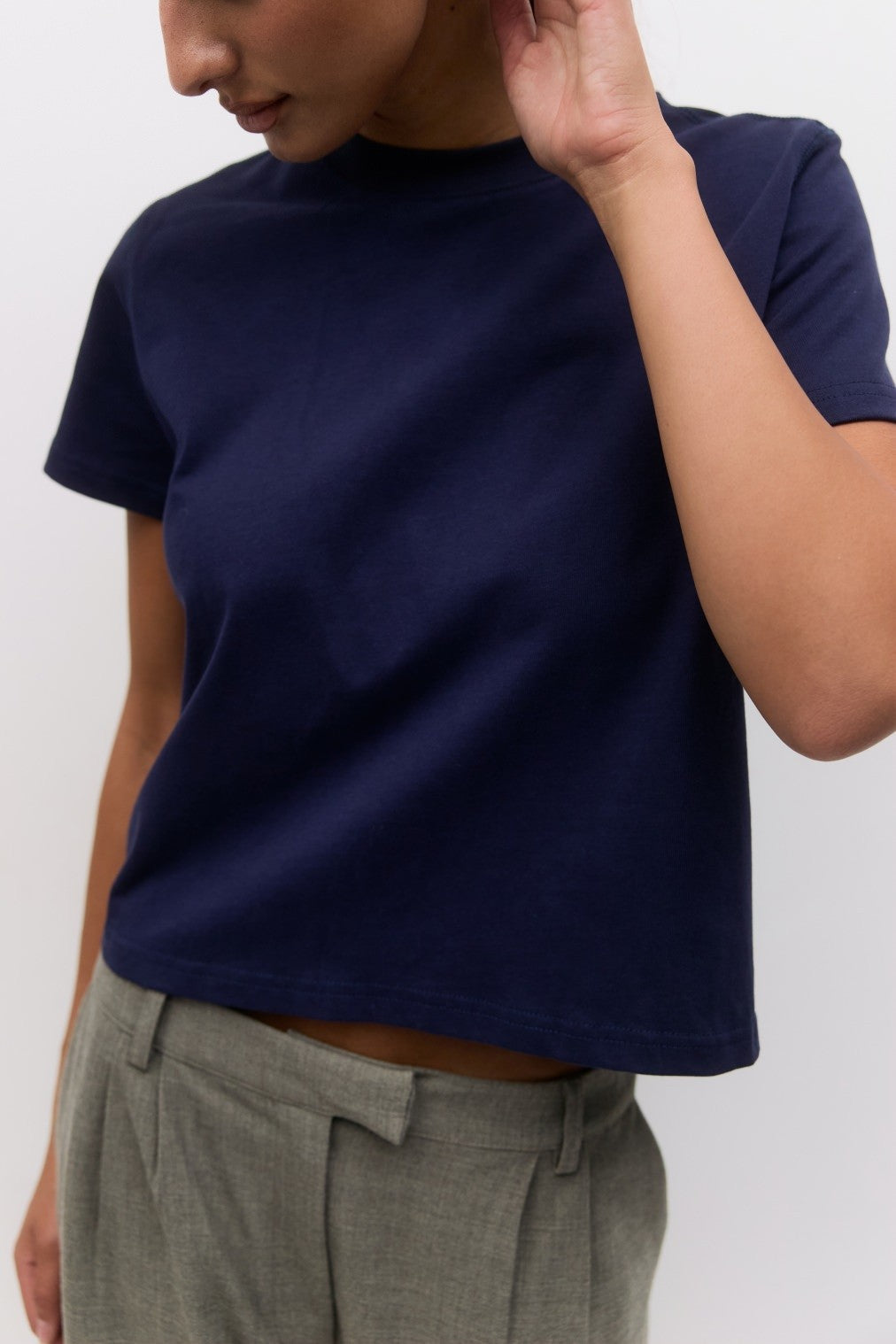 The Lanie Top in Navy