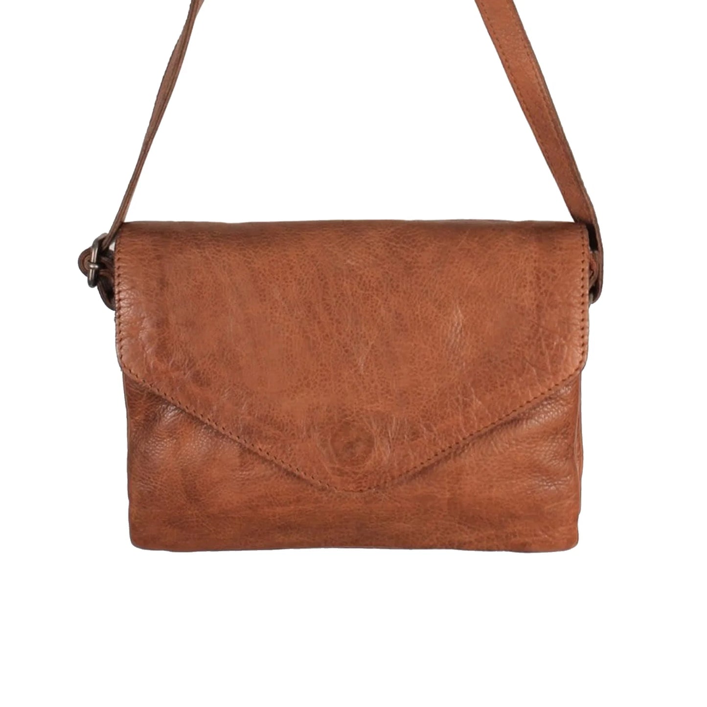 Harbor Leather Crossbody in Cognac
