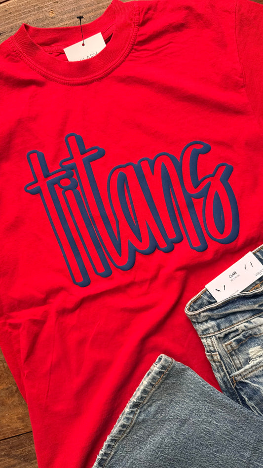 Red Titans Tee