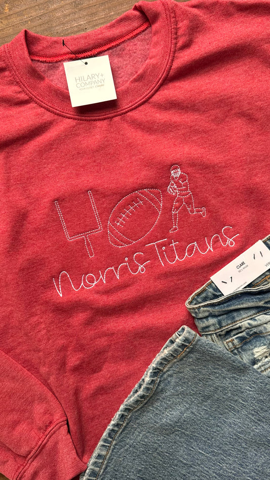 Norris Titan Embroidered Sweatshirt