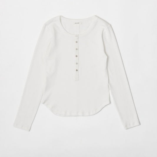 Ramona Button Down  Henley