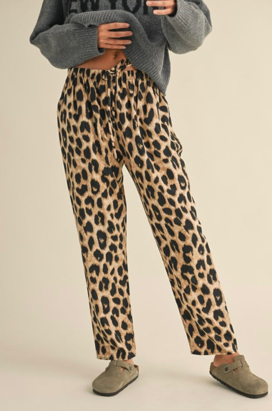 Leopard Print Pants