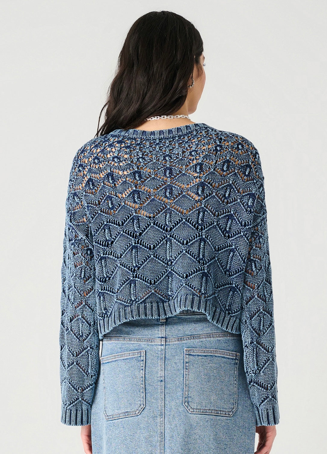 Washed Indigo Sweater